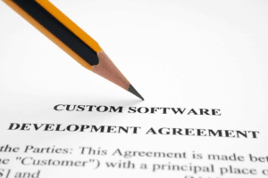 custom software development agreement