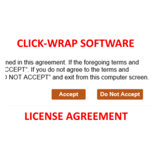 click-wrap software license agreement