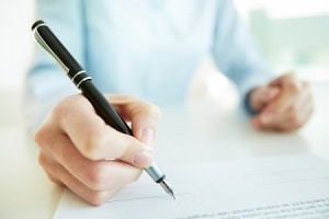 business contracts signatures