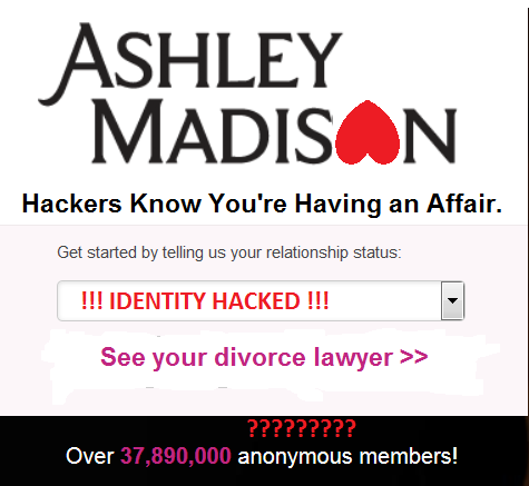 ashley madison hacked