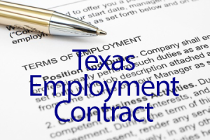 texas employment contract