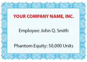 phantom equity certificate