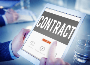 marketing contract concept
