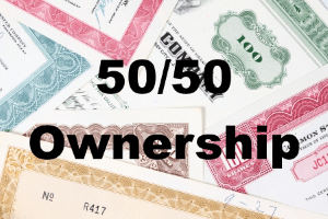 50/50 Ownership Of A Business