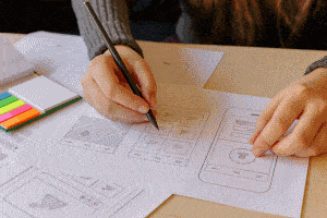 mobile app development contract - wireframing